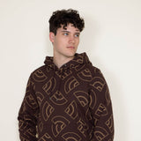 The North Face All Over Print Hoodie for Men in Brown