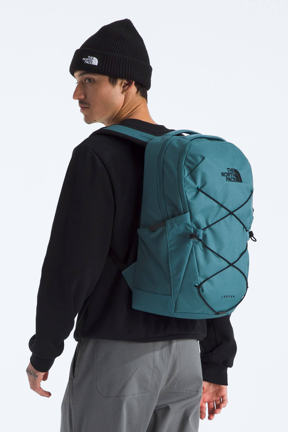 black and turquoise north face backpack The Borealis TNF Navy / TNF comfortable stitch lines The North Face Borealis Baackpack