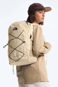 The North Face Jester Backpack for Women in Gravel/TNF Black