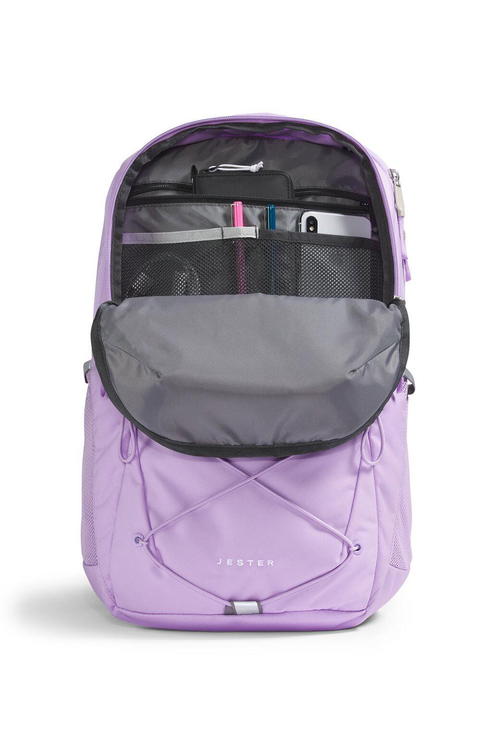 The North Face Women's Jester Backpack: Lite Lilac/Icy Lilac/White