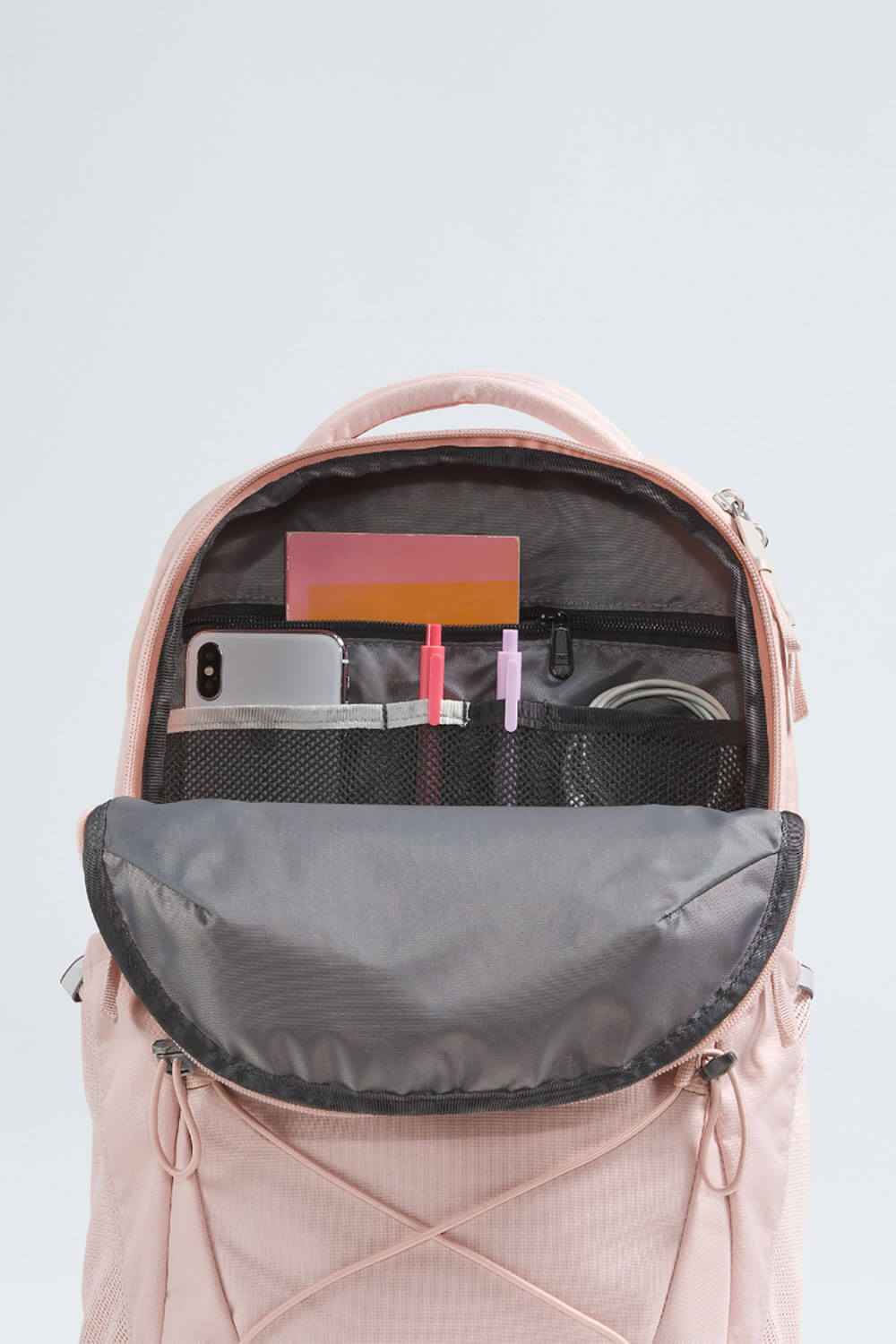 The North Face Jester Backpack for Women in Pink Moss