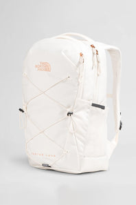 The North Face Jester Backpack for Women in Gardenia White/Burnt Coral Metallic