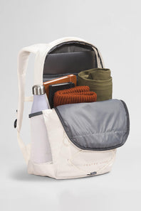 The North Face Jester Backpack for Women in Gardenia White/Burnt Coral Metallic