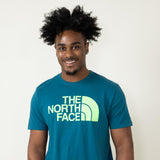The North Face Half Dome T-Shirt for Men in Blue Moss