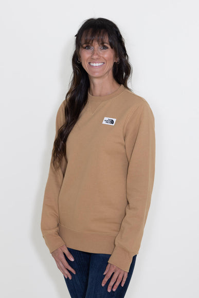 The North Face Heritage Patch Sweatshirt for Women in Brown