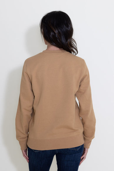 The North Face Heritage Patch Sweatshirt for Women in Brown