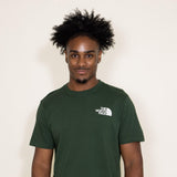 The North Face Short Sleeve Box NSE T-Shirt for Men in Pine