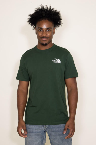 The North Face Short Sleeve Box NSE T-Shirt for Men in Pine