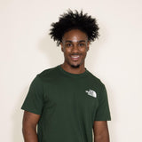 The North Face Short Sleeve Box NSE T-Shirt for Men in Pine