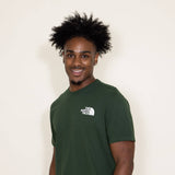 The North Face Short Sleeve Box NSE T-Shirt for Men in Pine