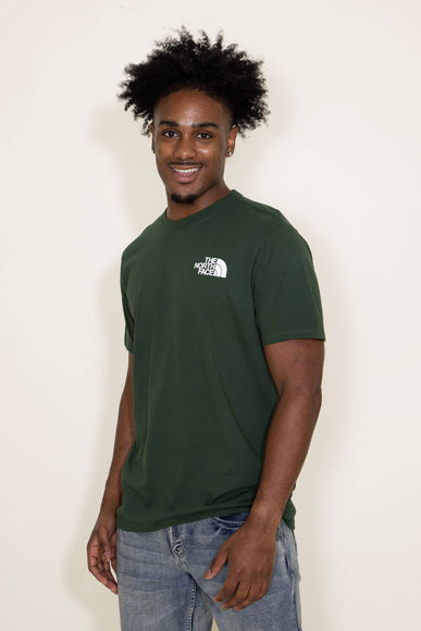 The North Face Short Sleeve Box NSE T-Shirt for Men in Pine