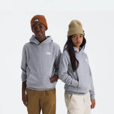 The North Face Teen Evolution Box Hoodie in Pale Grey