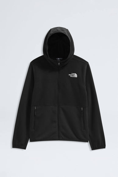 The North Face Youth Glacier Full Zip Jacket in Black