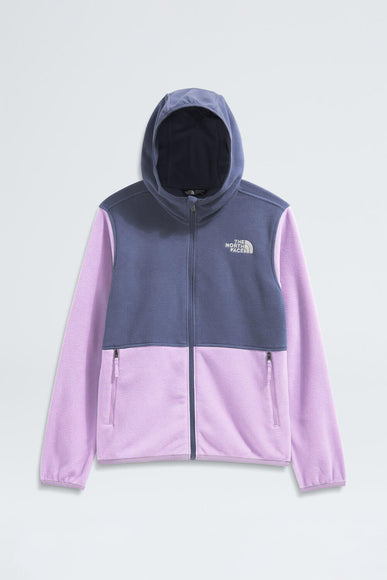 The North Face Youth Glacier Full Zip Jacket in Lilac