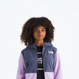 The North Face Youth Glacier Full Zip Jacket in Lilac
