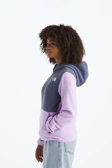 The North Face Youth Glacier Full Zip Jacket in Lilac