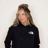 The North Face Box NSE Hoodie for Women in Black Ombre