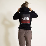 The North Face Box NSE Hoodie for Women in Black Ombre