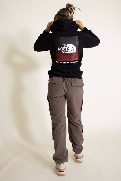 The North Face Box NSE Hoodie for Women in Black Ombre