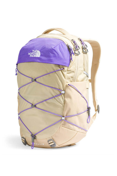 The North Face Borealis Backpack in Gravel/Purple