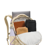 The North Face Borealis Backpack in Gravel/Purple