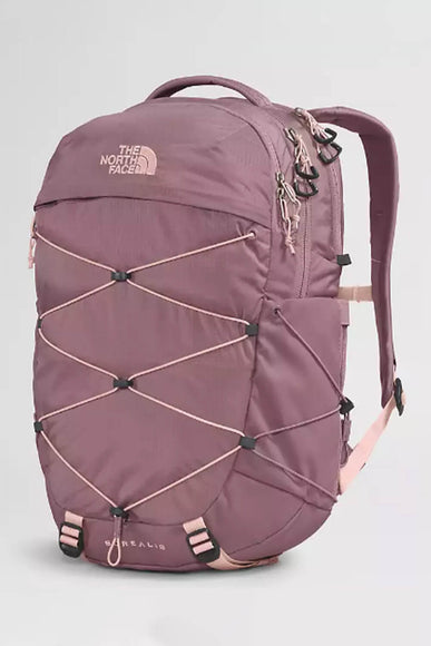 The North Face Borealis Laptop Backpack for Women in Fawn Grey/Pink 