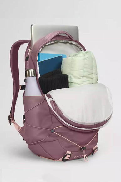 The North Face Borealis Laptop Backpack for Women in Fawn Grey/Pink 