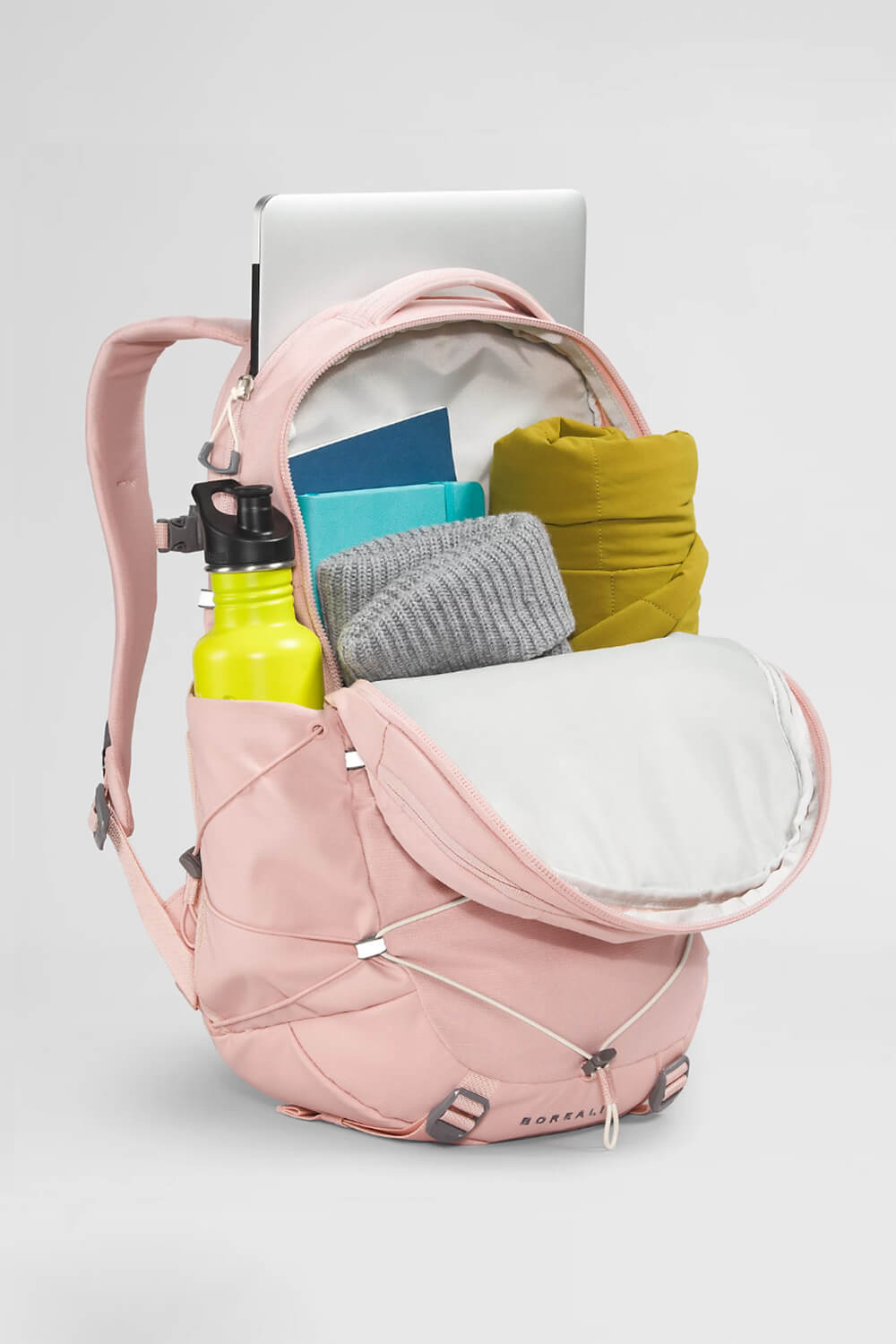 The North Face Women's Borealis Backpack Pink Moss Dark Heather/Gardenia White