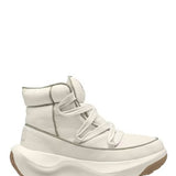The North Face Halseigh Thermoball Lace Waterproof Booties for Women in Off White
