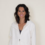 The North Face Shelbe Raschel Hoodie Jacket for Women in Gardenia White