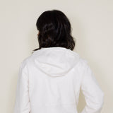 The North Face Shelbe Raschel Hoodie Jacket for Women in Gardenia White