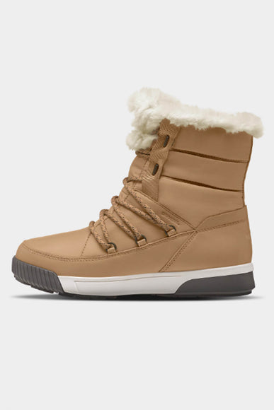 The North Face Sierra Luxe Lace Up Waterproof Boots for Women in Brown