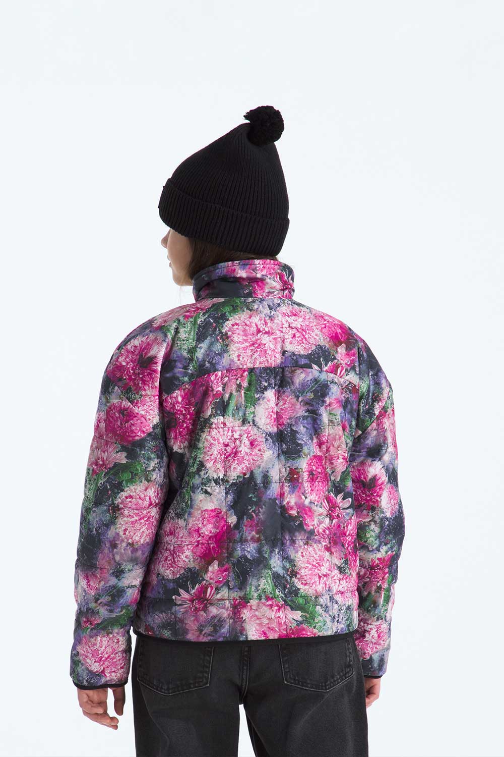 The North Face Reversible Shasta Full Zip Jacket in Pale Blossom Frozen