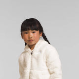 The North Face Youth Suave Oso Full Zip Hooded Jacket for Girls in White