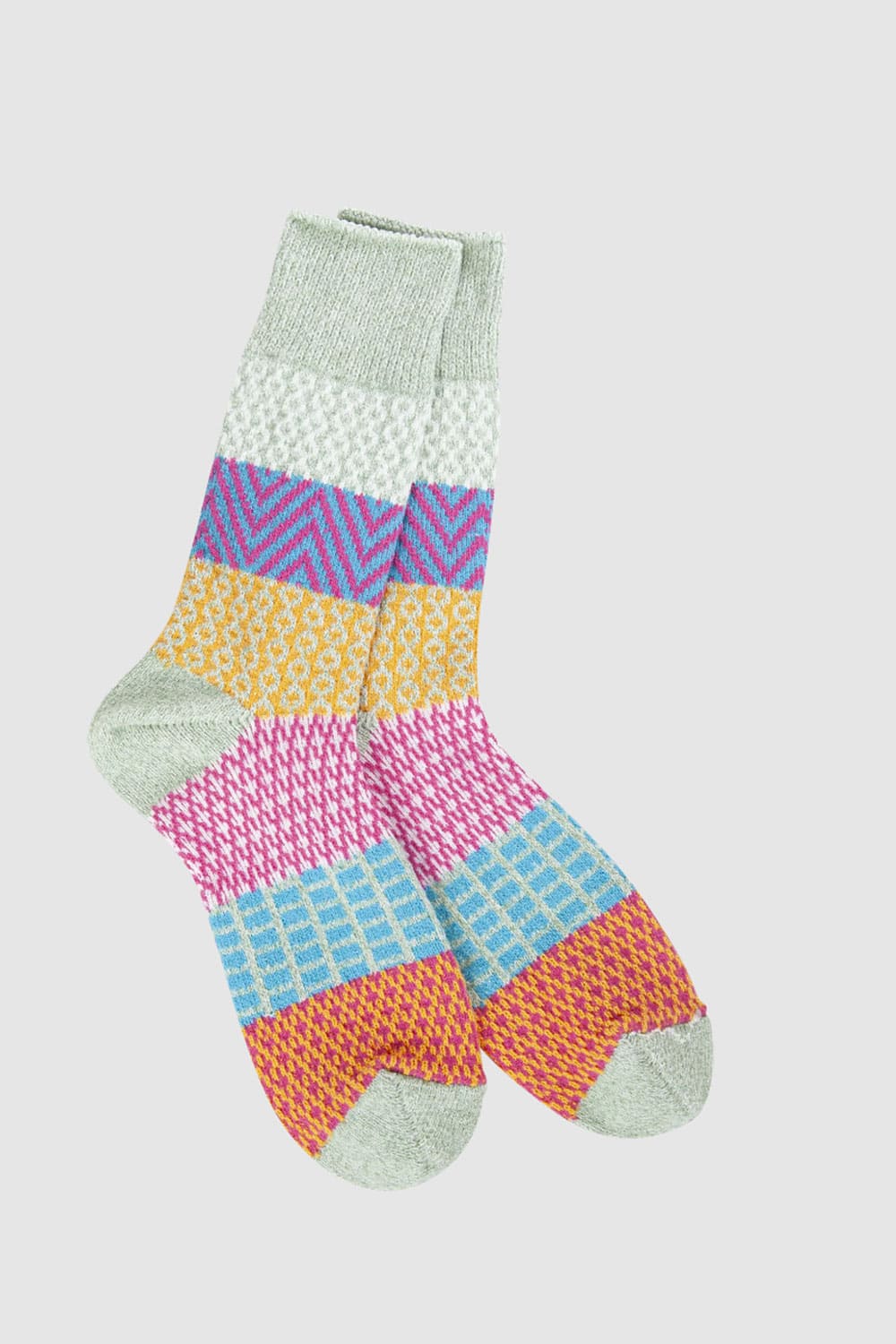World's Softest Gallery Crew Socks for Women in Multi