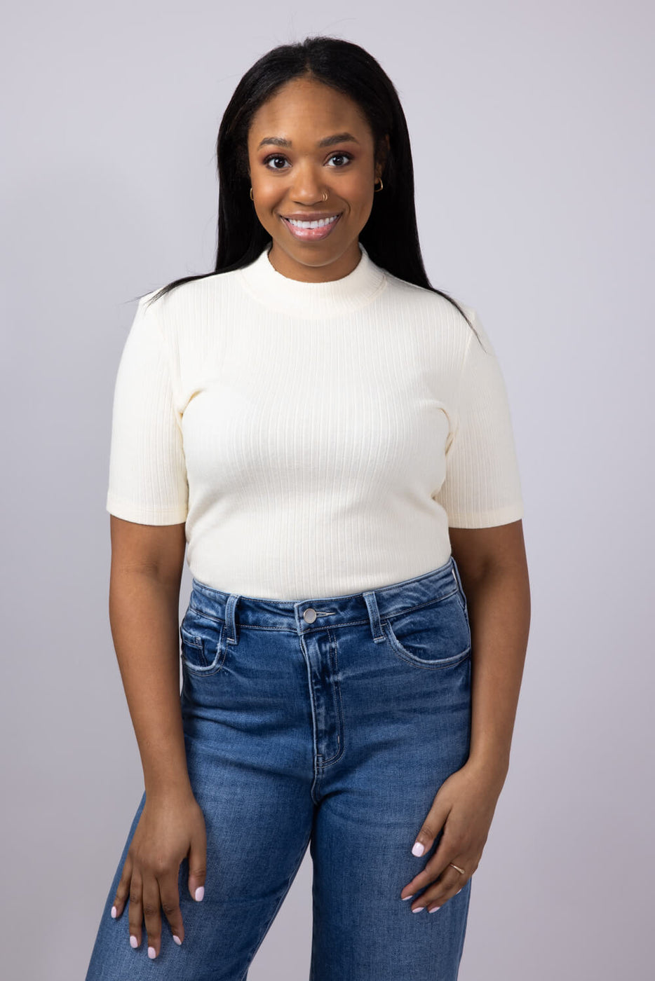 Thread & Supply Bianca Top for Women in Off White