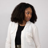 Thread & Supply Casey Button Up Shirt for Women in Bone