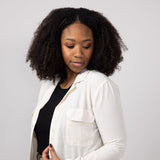 Thread & Supply Casey Button Up Shirt for Women in Bone