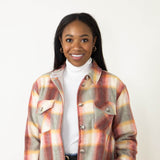 Thread & Supply Chandler Shacket for Women in Multi Red