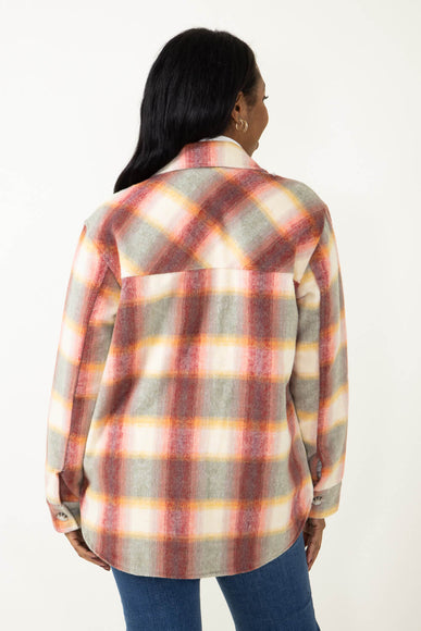 Thread & Supply Chandler Shacket for Women in Multi Red