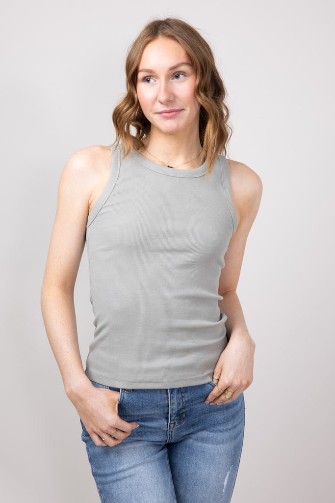 トップス enof cotton tank top thread-and-supply-edlin-tank-
