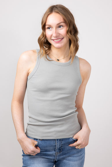 Thread & Supply Edlin Tank Top for Women in Forest Fog