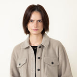 Thread and Supply Auria Trucker Jacket in Vintage Khaki