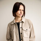 Thread and Supply Auria Trucker Jacket in Vintage Khaki