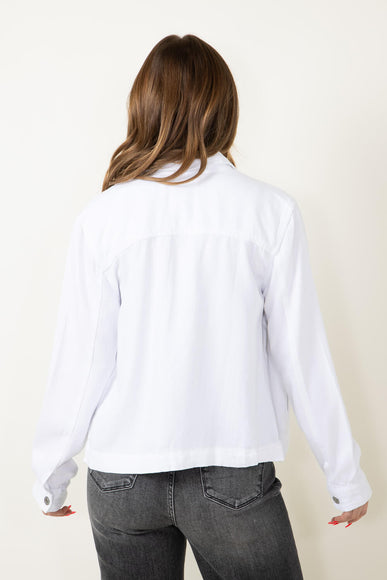 Thread & Supply Jackie Denim Jacket for Women in White