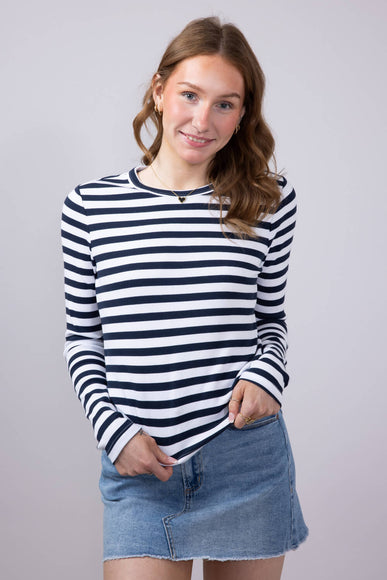 Thread & Supply Jess Striped Long Sleeve Top for Women