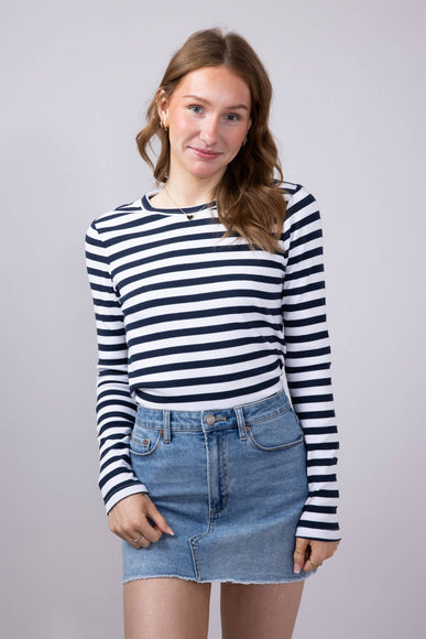 Thread & Supply Jess Striped Long Sleeve Top for Women