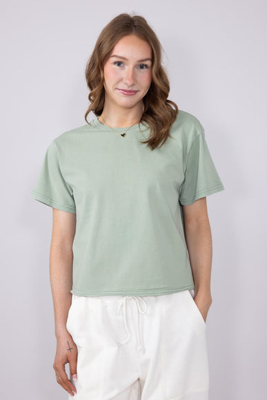 Thread & Supply Katelin T-Shirt for Women in Green 
