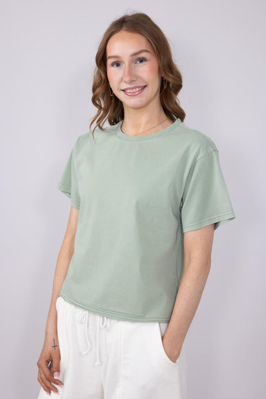 Thread & Supply Katelin T-Shirt for Women in Green 