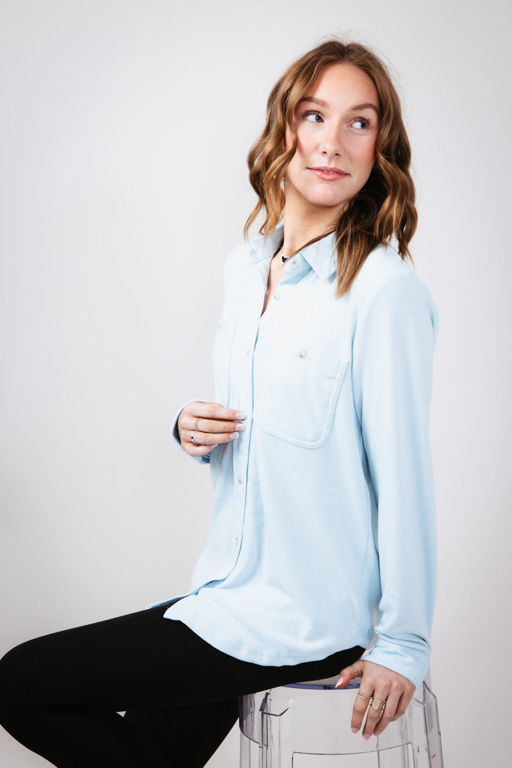 Thread & Supply Lewis Soft Luxe Button Up Shirt for Women in